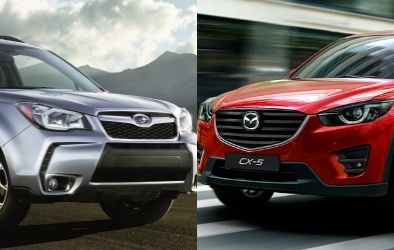 So sánh xe Mazda CX-5 và đối thủ 'nặng ký' Subaru Forester 