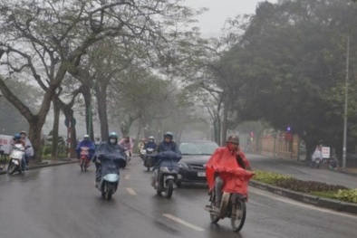 Dự báo thời tiết ngày mai 29/03/2015: Miền Bắc sáng có mưa nhỏ, chiều hửng nắng