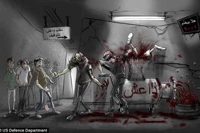 60.000 tờ rơi về 'cỗ máy xay thịt tân binh' của IS được phát hành