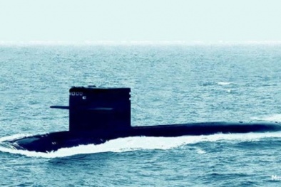 Rò rỉ hình ảnh về tàu ngầm hạt nhân của Trung Quốc 