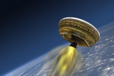NASA  thử nghiệm 'đĩa bay' chắn nhiệt cho cuộc đổ bộ Sao Hỏa