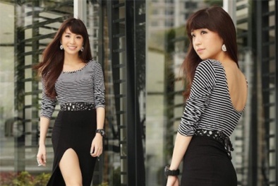 Học sao Việt cách diện váy maxi thun trẻ trung, sành điệu