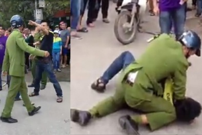 Danh tính nam thanh niên vật lộn với cảnh sát giữa đường