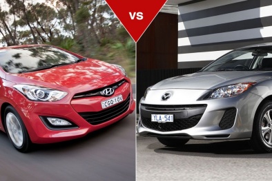Đọ thiết kế thể thao ấn tượng của Hyundai i30 và Mazda 3