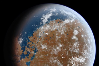 Dấu vết sóng thần 'khổng lồ' trên Sao Hỏa cổ đại 