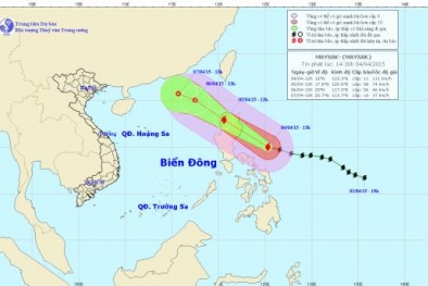 Bão tiến vào Biển Đông, đầu tuần miền Bắc đón không khí lạnh