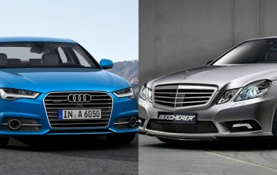 Hai ‘ông lớn’ Audi A6 và Mercedes-Benz E350 cạnh tranh 'ngôi vương'