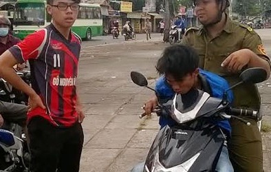 Tp.HCM: Liều lĩnh trộm xe máy giữa ban ngày