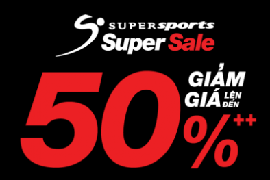 Supersports khuyến mãi đến 50% Metro An Phú