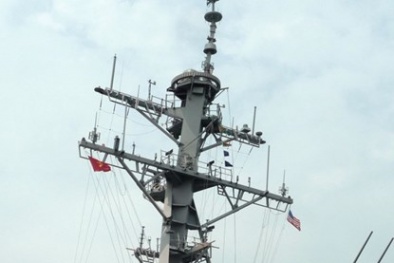 Sức mạnh tàu khu trục USS Fitzgerald Mỹ đã cập cảng Đà Nẵng