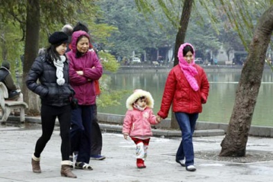 Thêm đợt không khí lạnh mới: Miền Bắc mưa lạnh đến cuối tuần