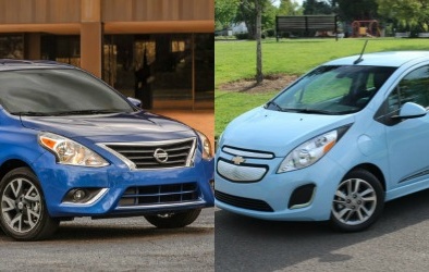 Đọ thiết kế trẻ trung của Chevrolet Spark và Nissan Versa