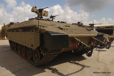 Israel sở hữu xe bọc thép chở quân nặng nhất thế giới 