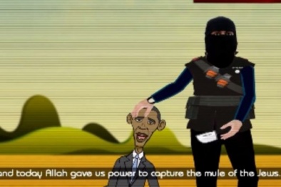Khủng bố IS công bố video tuyên truyền chặt đầu Tổng thống Obama