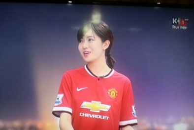 Phát cuồng bởi hotgirl xinh đẹp 'yêu' Manchester United 
