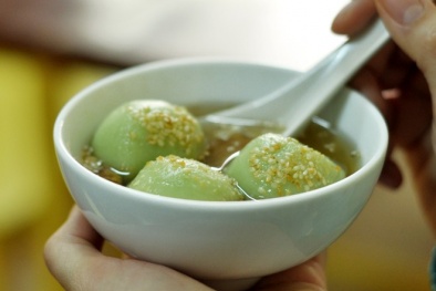 Đổi vị với món bánh trôi trà xanh trong ngày Tết Hàn thực