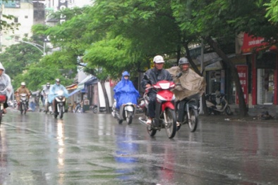 Dự báo thời tiết ngày mai 25/4/2015: Cuối tuần, miền Bắc xuất hiện mưa dông