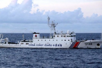 3 tàu Trung Quốc xâm hại vùng lãnh hải Nhật Bản