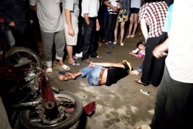 7 người bị thương vì xe máy chạy ngược chiều