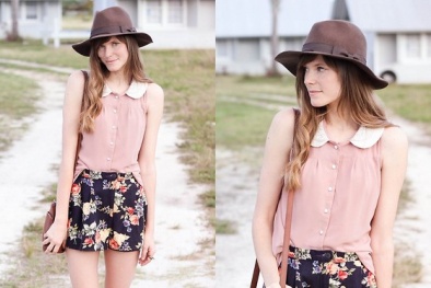 Chào hè với quần short hoa sành điệu, mới lạ 
