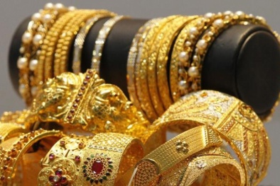 Giá vàng hôm nay ngày 3/5 xuống thấp nhất 6 tuần