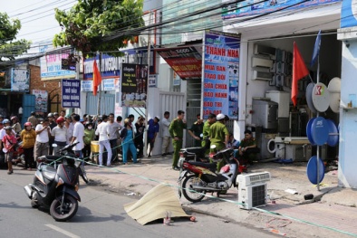 Nổ bình gas máy lạnh ở Bình Dương, thi thể nạn nhân bị thổi bay