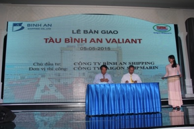 Bàn giao tàu chuyên dụng cho ngành dầu khí trị giá 8 triệu USD