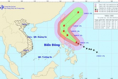 Tin bão mới nhất: Gió bão giật 195km/giờ đổ bộ vào Biển Đông