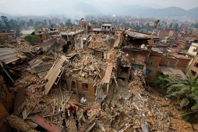 Động đất mạng 7,1 độ Richter tiếp tục làm rung chuyển Nepal