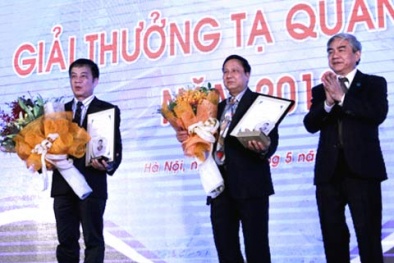 Danh sách được giải thưởng Tạ Quang Bửu năm 2015