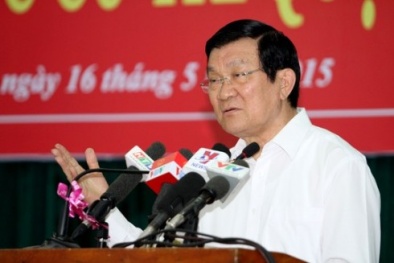Chủ tịch nước: 'Giàn khoan của Trung Quốc vào vùng biển Việt Nam thì phải đấu tranh'