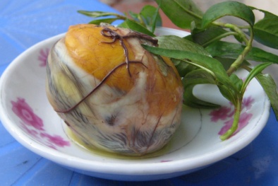 Trẻ em dưới 5 tuổi không nên ăn trứng vịt lộn 