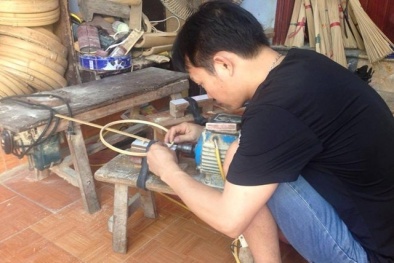 Nghề làm lồng chim thủ công, 5 ngày thu 10 triệu đồng