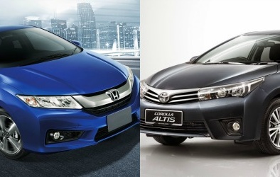 Toyota Corolla Altis và Honda City đối đầu cân sức