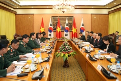 Tăng cường quan hệ hợp tác quốc phòng Việt-Hàn