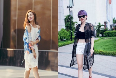 Áo khoác kimono ‘đốn tim’ phái đẹp ngày hè