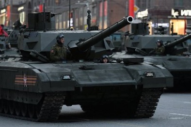 Khám phá sức mạnh 'quái vật' mới của siêu tăng T-14 Armata 