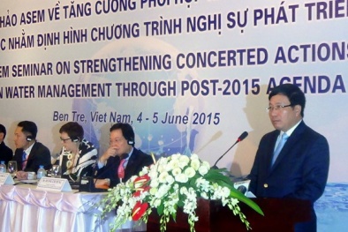 ASEM cần thiết phải thiết lập mạng lưới quản lý bền vững nguồn nước