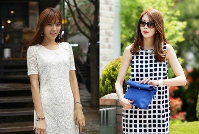 Thu hút mọi ánh nhìn với váy công sở dáng suông