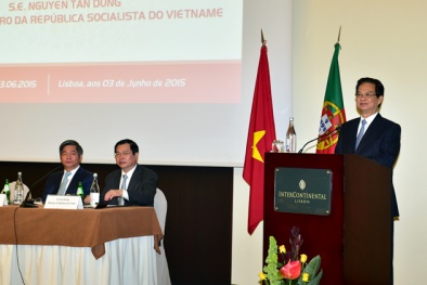 Thủ tướng: Việt Nam-Bồ Đào Nha hướng kim ngạch thương mại lên 1 tỷ USD