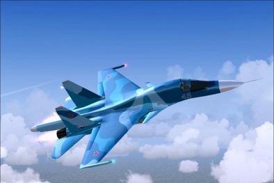 'Xe tăng bay' Su-34 Nga gây bất ngờ với khoang lái tiện nghi