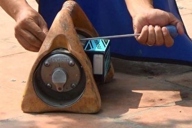 Gắn thiết bị định vị để xác định nguồn phóng xạ