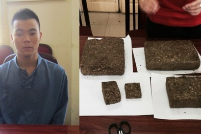 Nam thanh niên liều mình ‘ôm’ 2,5kg cần sa lên Hà Nội ‘bán buôn’