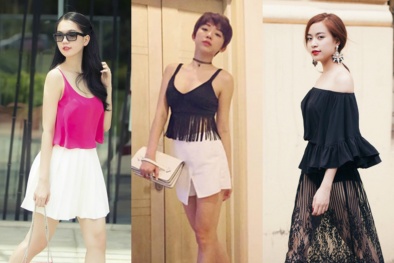 3 kiểu áo được sao Việt ‘săn đón’ nhất hè 2015