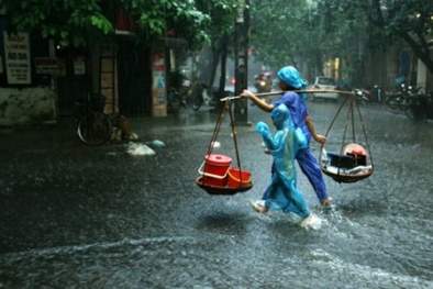 Dự báo thời tiết ngày mai 15/6/2015: Bắc Bộ chiều tối có mưa rải rác 