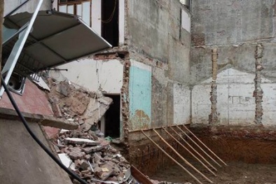 Lào Cai: Cả căn nhà 3 tầng sụp đổ vào rạng sáng