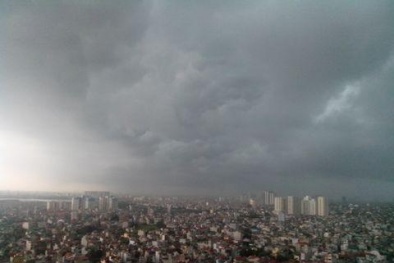 Dự báo thời tiết ngày mai 22/6/2015: Bắc Bộ có mưa dông, đề phòng tố lốc 