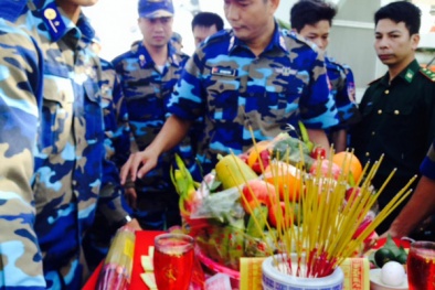 Một chiến sĩ cảnh sát biển Việt Nam hi sinh khi làm nhiệm vụ