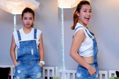 Phối đồ với quần yếm đa phong cách như sao Việt