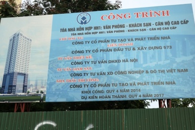 Tòa nhà hỗn hợp HH1 KĐT Mễ Trì: Sau 7 năm, dự án giờ là… bãi cỏ